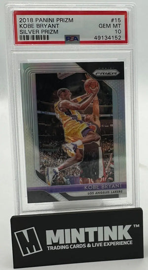 2018 Panini Prizm Kobe Bryant Silver PSA 10 