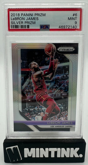 2018 Panini Prizm LeBron James Silver PSA 9 