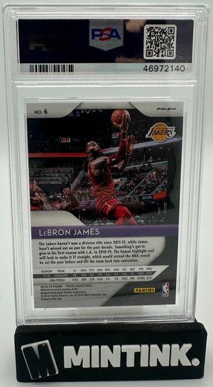 2018 Panini Prizm LeBron James Silver PSA 9 