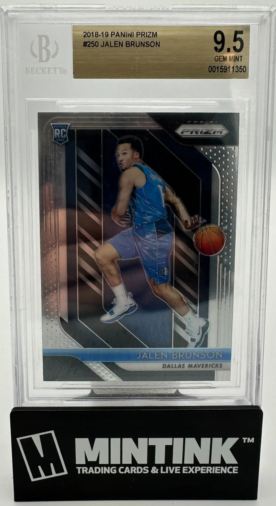 2018 Panini Prizm Rookie Jalen Brunson RC BGS 9.5 