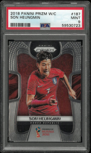 2018 Panini Prizm World Cup Son Heungmin #187 PSA 9 Russia 2018 
