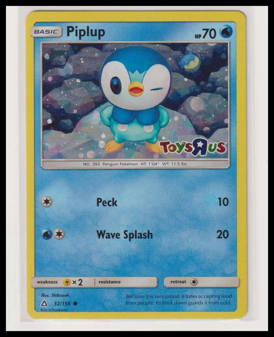 2018 Pokemon Toys R Us Promo Piplup 32/156 