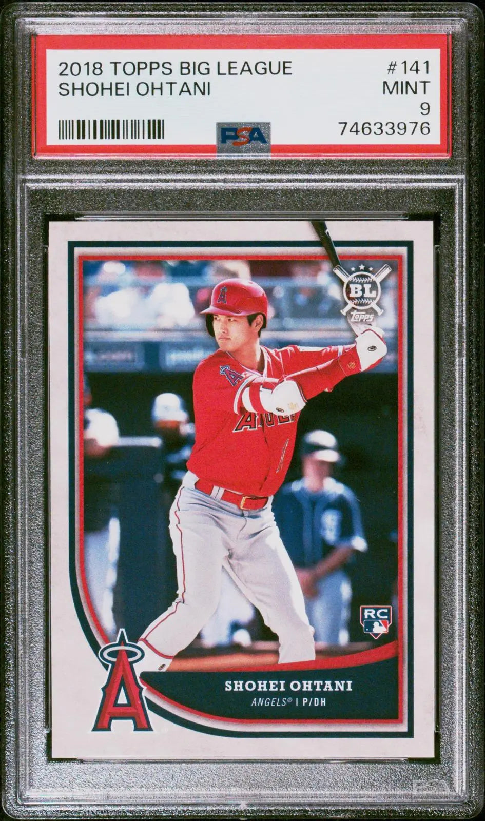2018 Topps Big League Rookie Shohei Ohtani RC PSA 9 