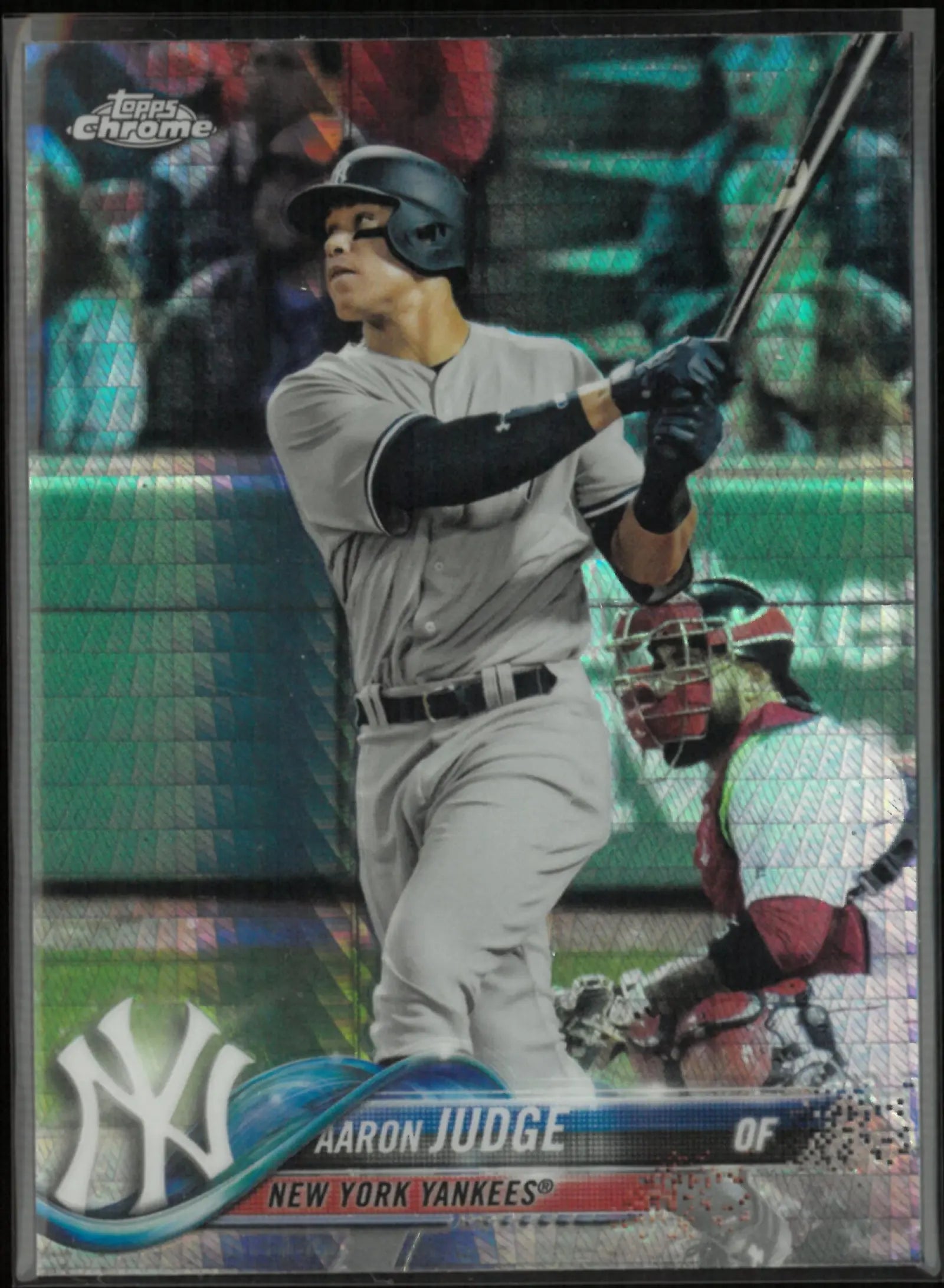 2018 Topps Chrome Aaron Judge Prism Refractor 