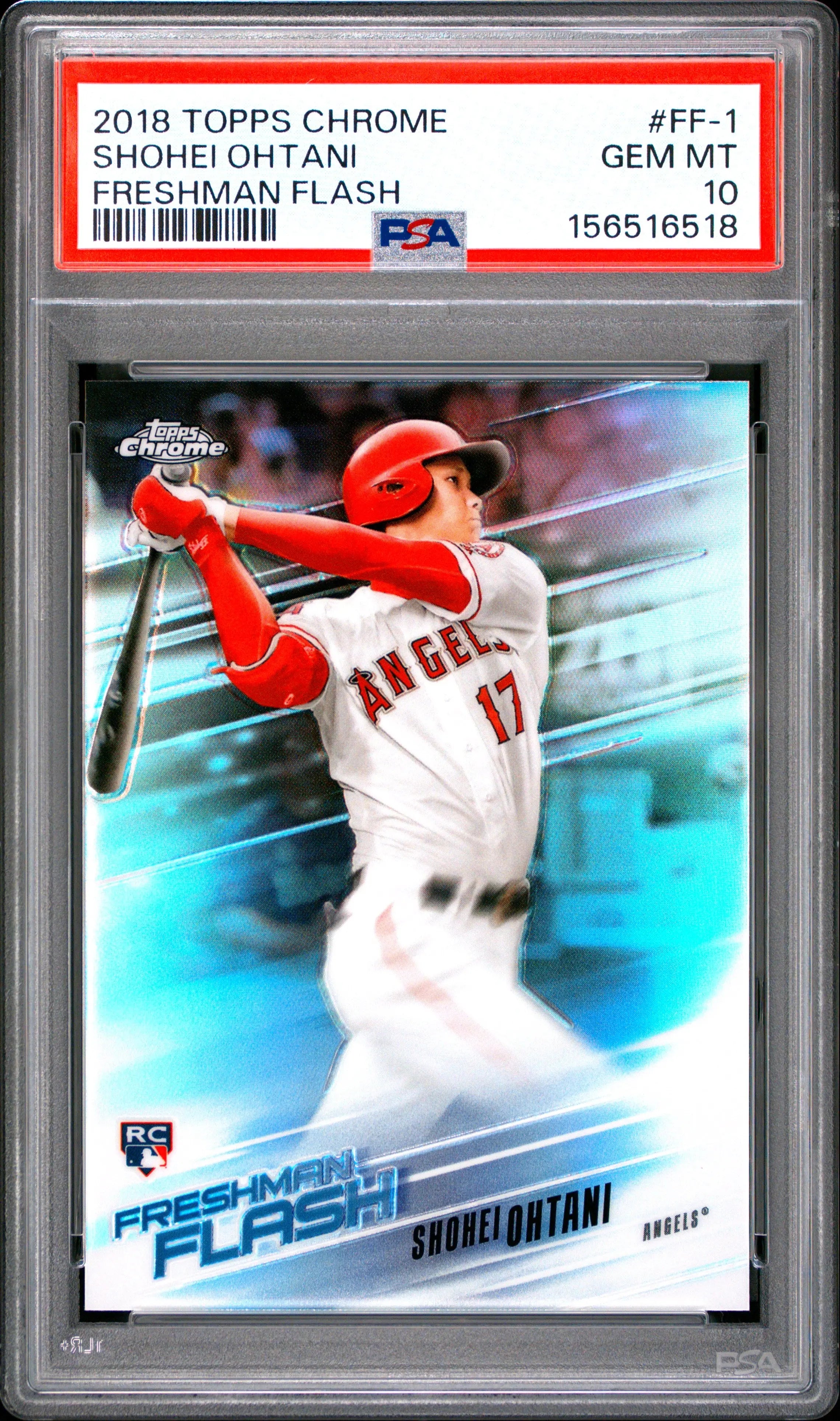 2018 Topps Chrome Freshman Flash Rookie Shohei Ohtani RC PSA 10 