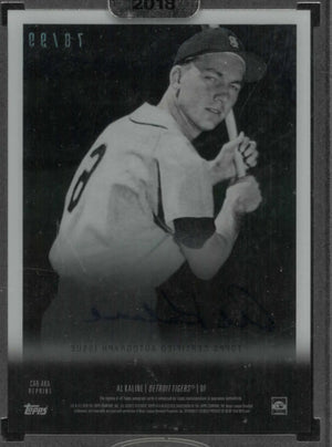 2018 Topps Clearly Authentic Autograph Al Kaline Auto /99 