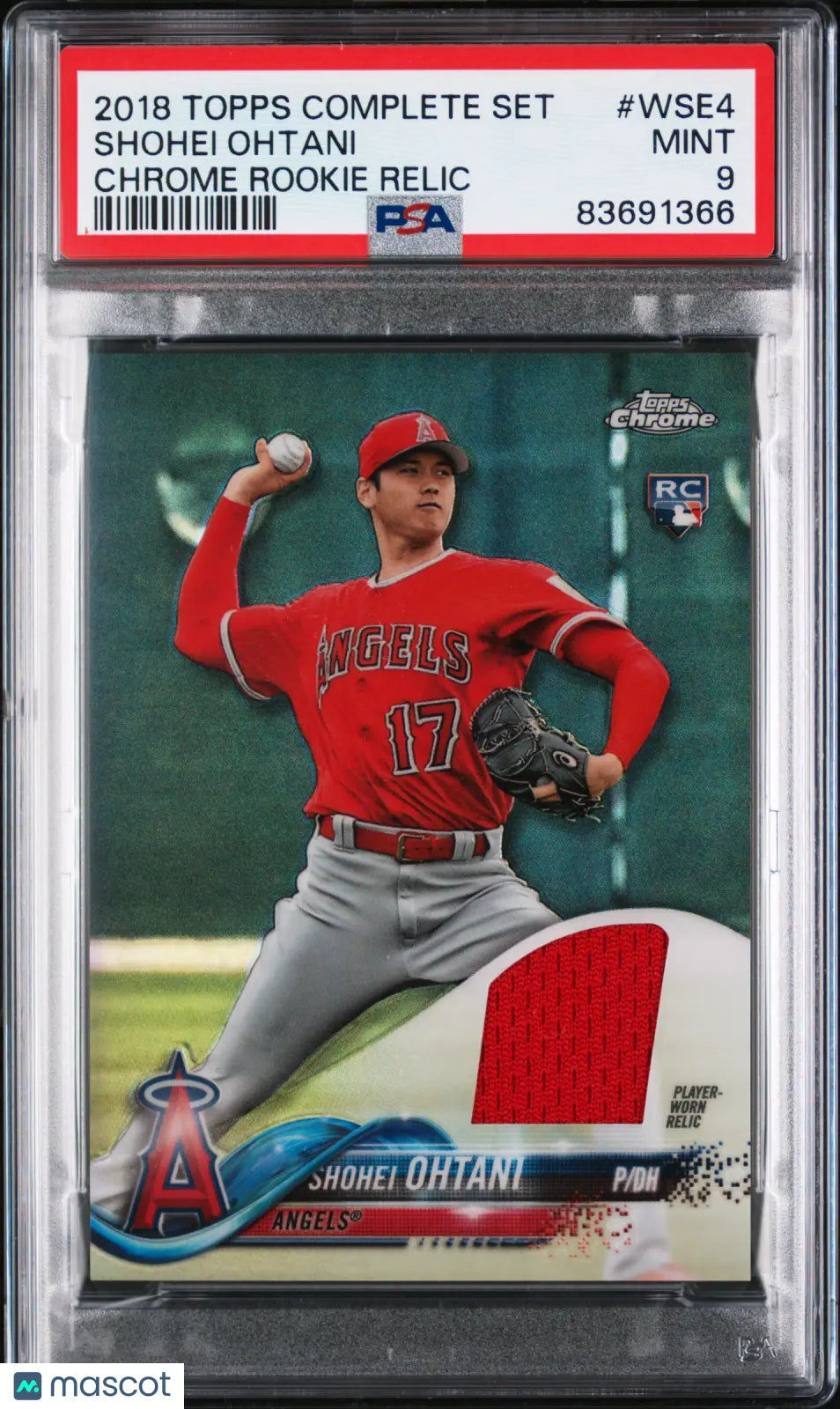 2018 Topps Complete Set Chrome RC Rookie Relic Patch Shohei