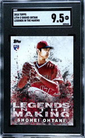 2018 Topps Rookie Legends In The Making Shohei Ohtani RC SGC 9.5 