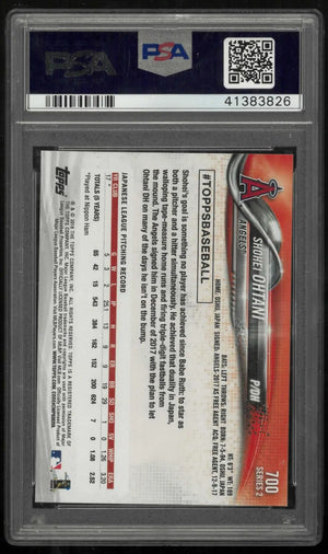 2018 Topps Series 2 Baseball Rookie Shohei Ohtani RC PSA 9 