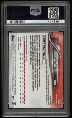 2018 Topps Update Baseball Shohei Ohtani RC Rookie PSA 9 