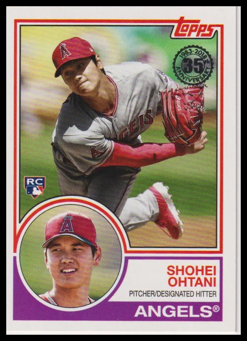 2018 Topps Update #83-2 Shohei Ohtani 1983 Topps Rookie 