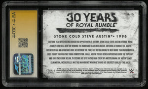 2018 Topps WWE Undisputed Stone Cold Steve Austin 30yrs Of Royal Rumble In Person CGC Authentic 