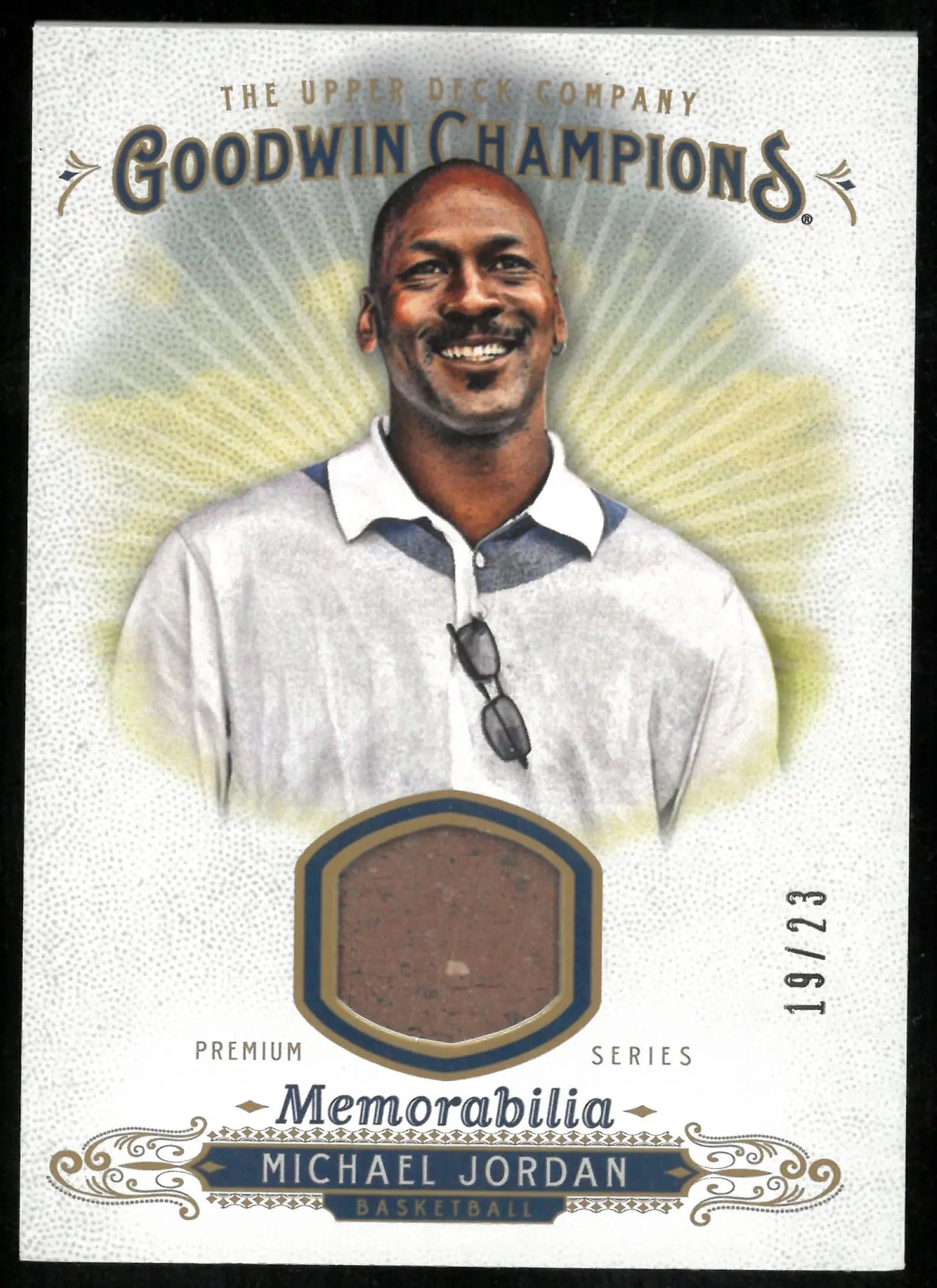 2018 Upper Deck Goodwin Champions Memorabilia Patch Michael Jordan /23 