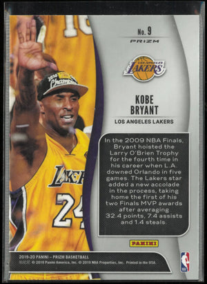 2019-20 Panini Prizm NBA Finalists Kobe Bryant 