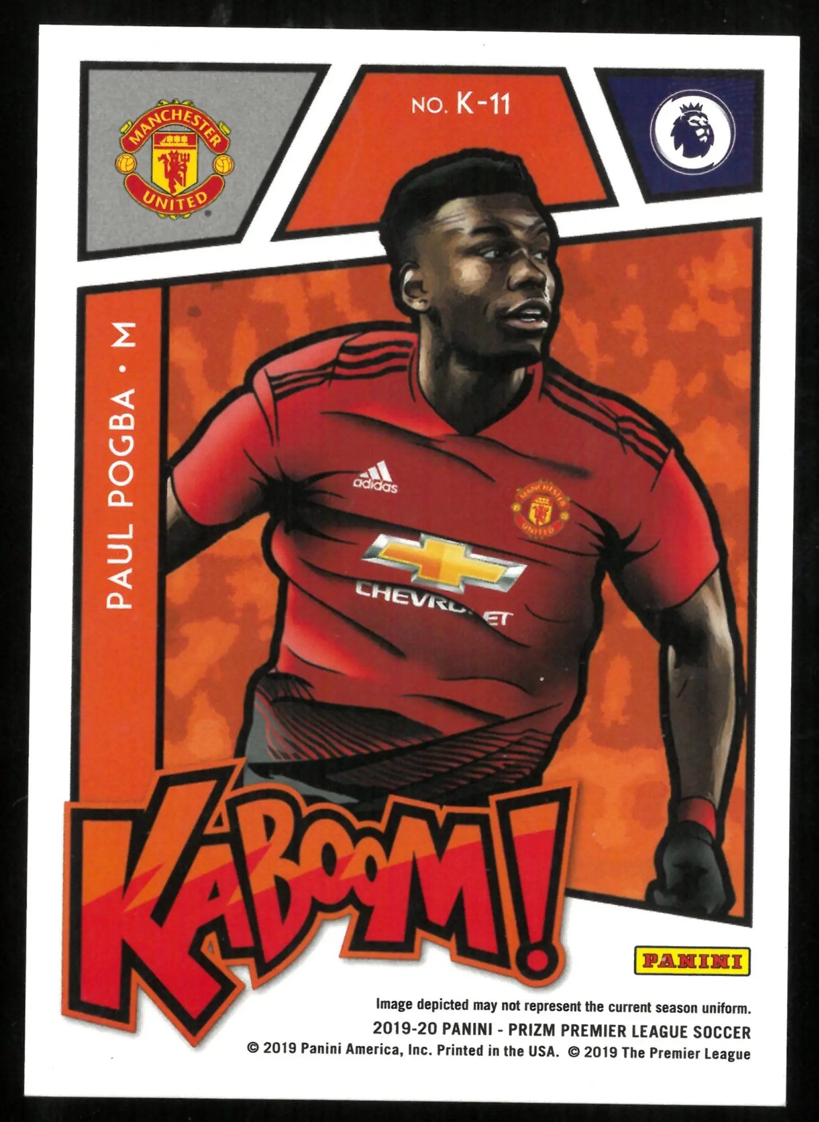 2019-20 Prizm Premier League KABOOM! Paul Pogba 