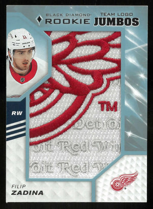 2019-20 UD Black Diamond Rookie Team Logo Jumbo Patch Filip Zadina RC 