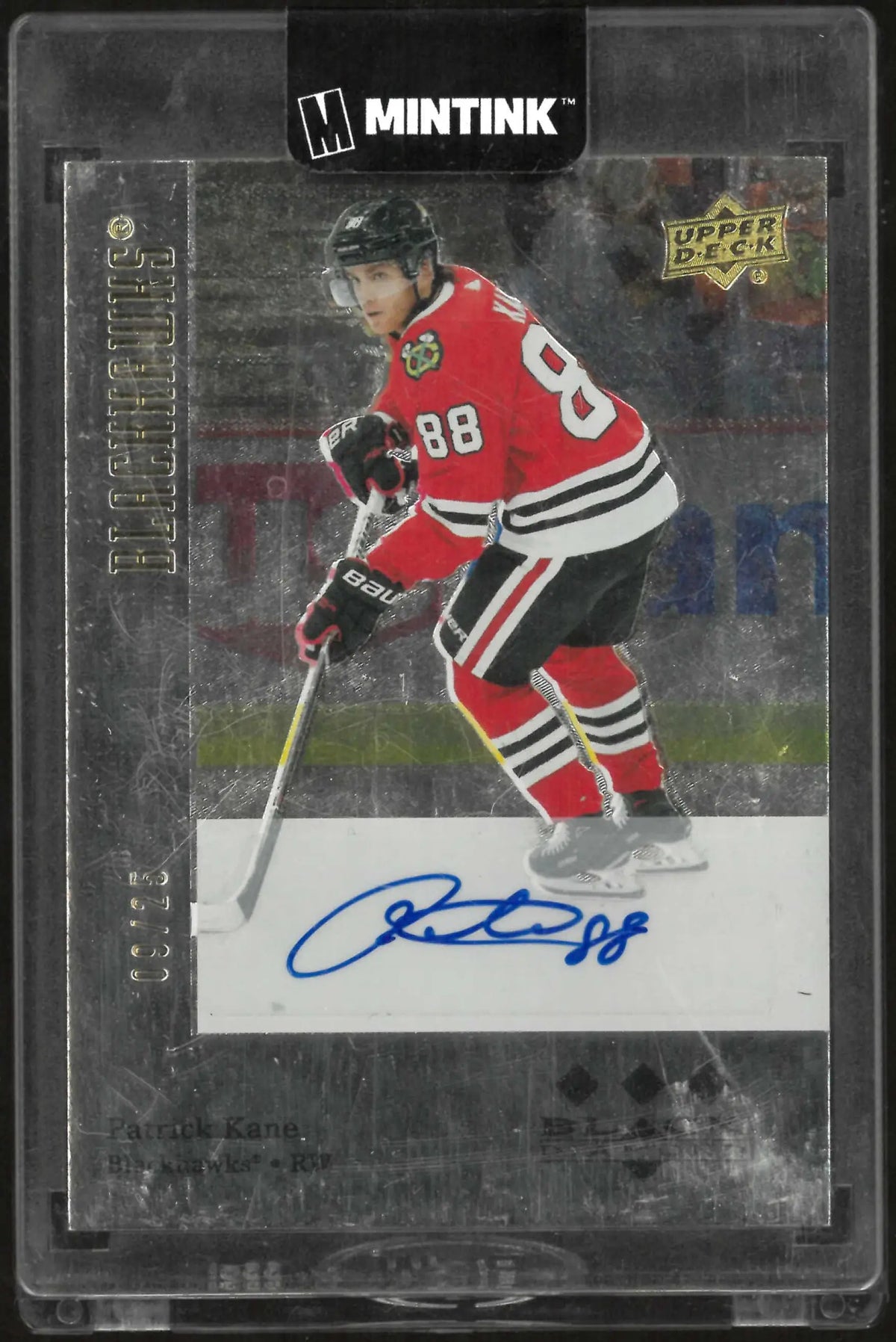 2019-20 Upper Deck Black Diamond Tribute Autograph Patrick Kane Auto /25 