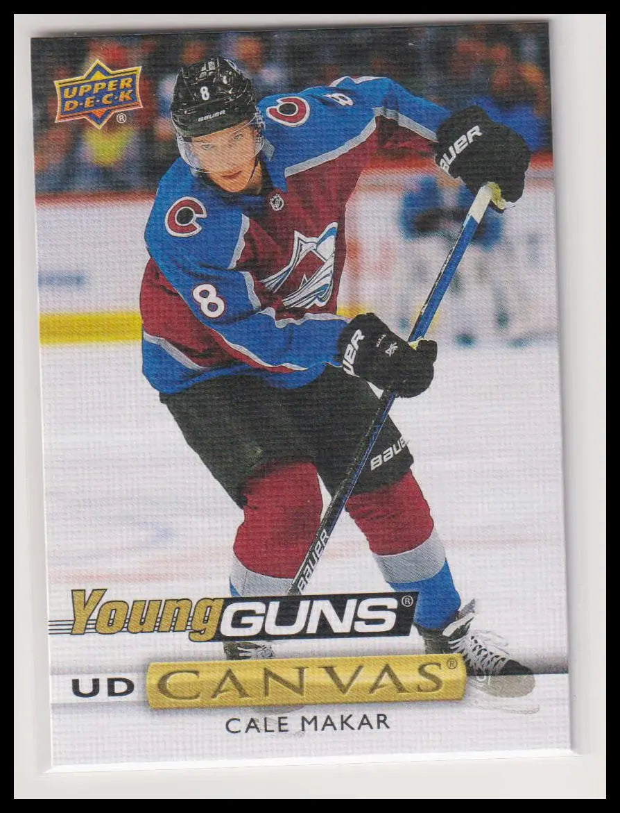 2019-20 Upper Deck Series 1 UD Canvas Young Guns Rookie Cale Makar RC 