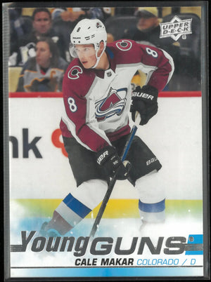 2019-20 Upper Deck Series 2 Young Guns Rookie Cale Makar RC 