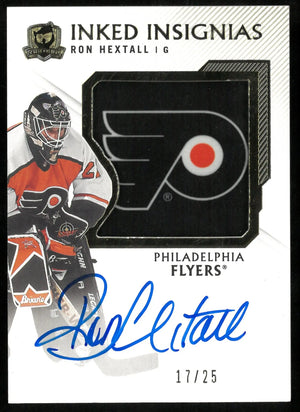 2019-20 Upper Deck The Cup Inked Insignias Patch Auto Ron Hextall /25 