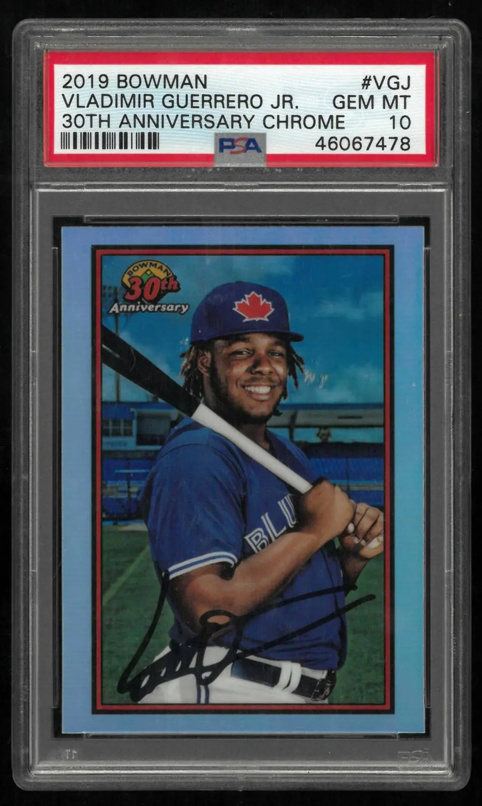 2019 Bowman 30th Anniversary Chrome Baseball Vladimir Guerrero Jr. PSA 10 