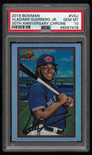 2019 Bowman 30th Anniversary Chrome Baseball Vladimir Guerrero Jr. PSA 10 