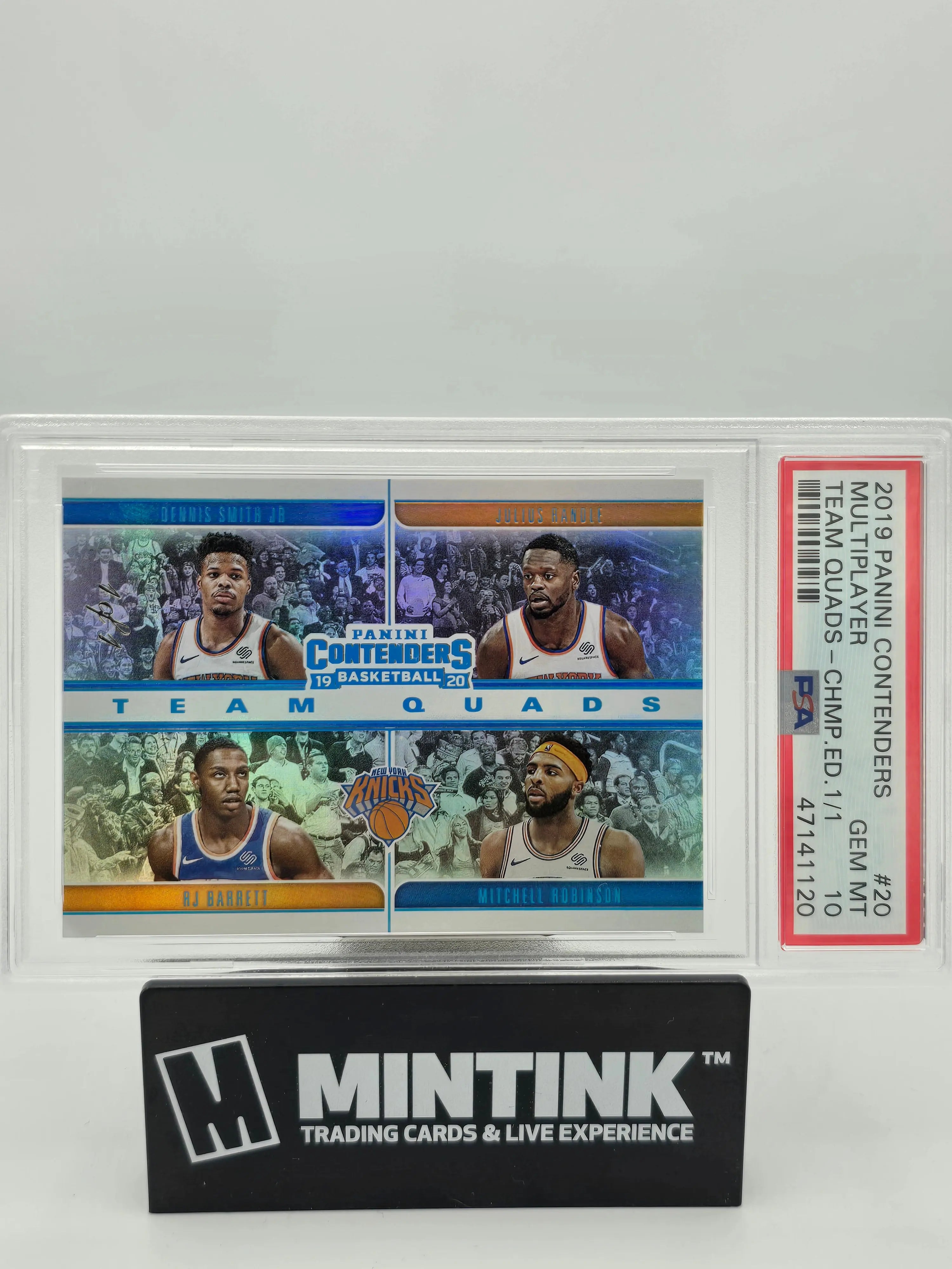 2019 Contenders Basketball Team Quads Barrett Randle Robinson Champ PSA 10 1/1 
