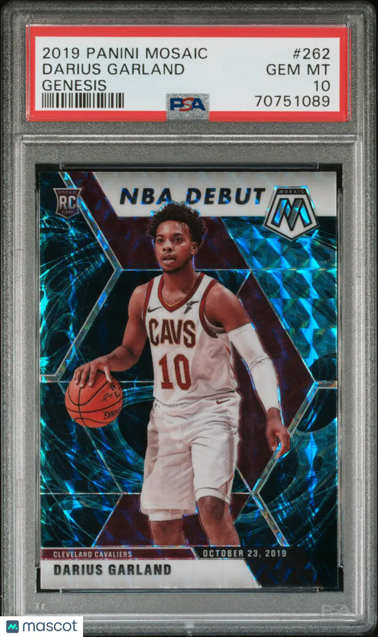 2019 Mosaic Basketball Darius Garland RC Rookie NBA Debut Genesis PSA 10 SSP 