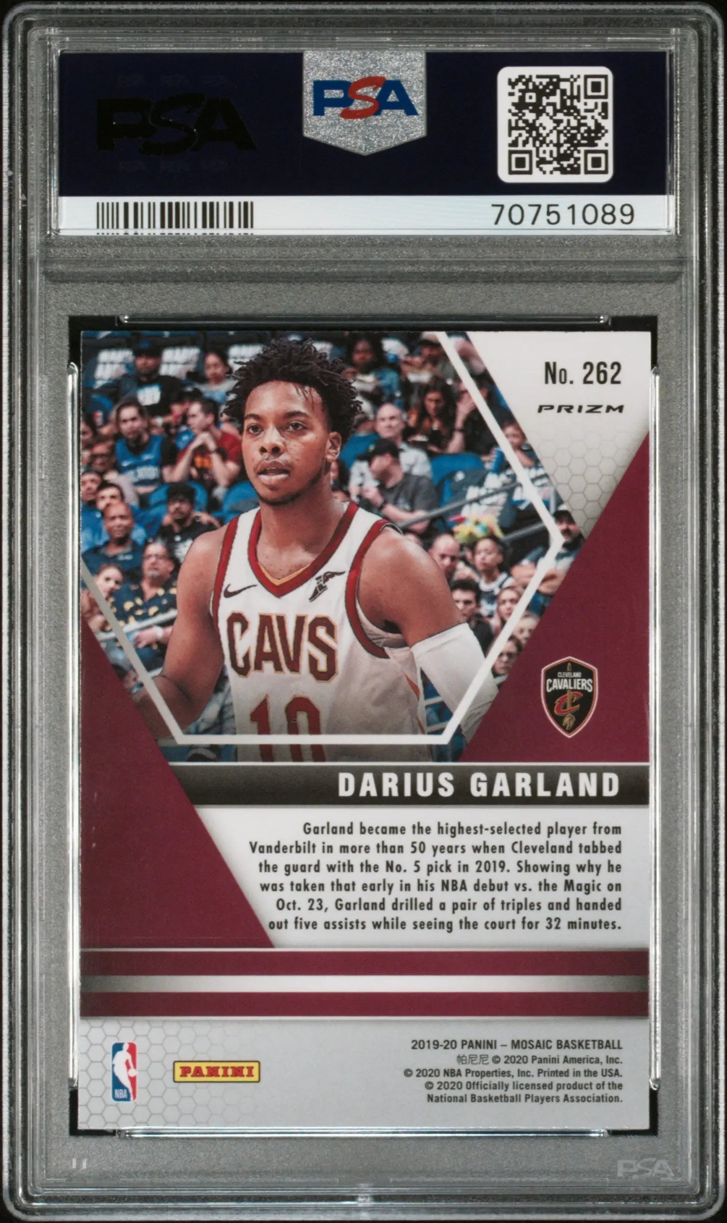 2019 Mosaic Basketball Darius Garland RC Rookie NBA Debut Genesis PSA 10 SSP 
