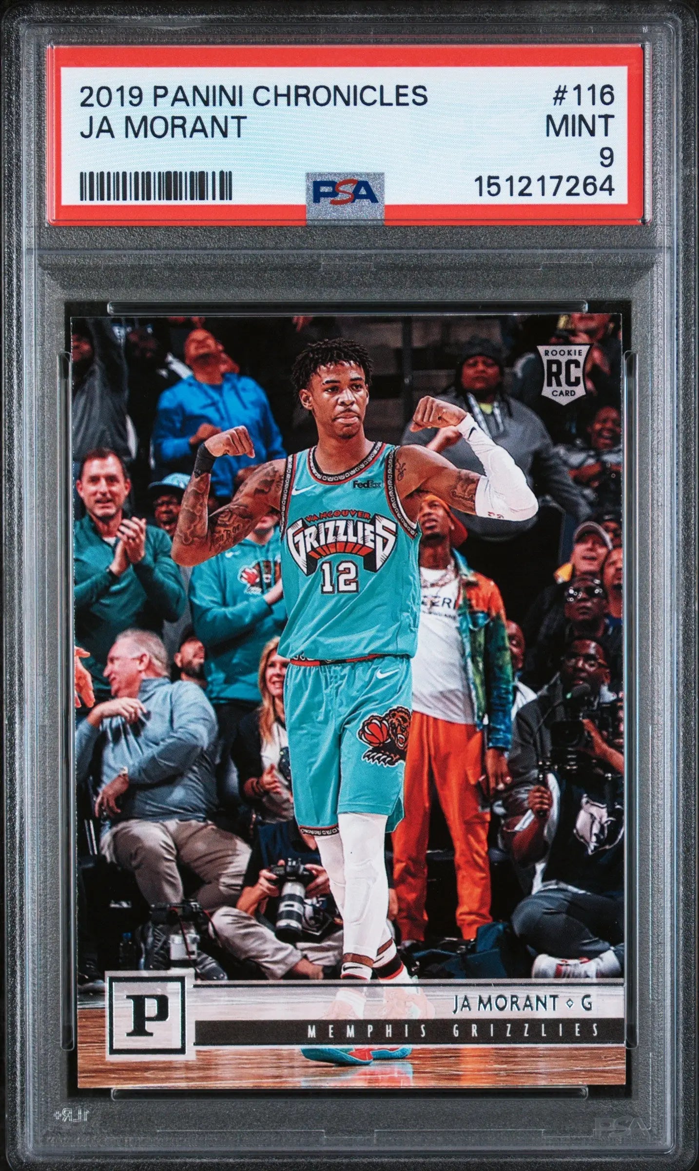 2019 Panini Chronicles Rookie Ja Morant RC PSA 9 