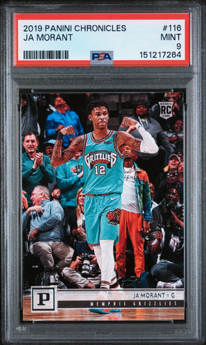 2019 Panini Chronicles Rookie Ja Morant RC PSA 9 