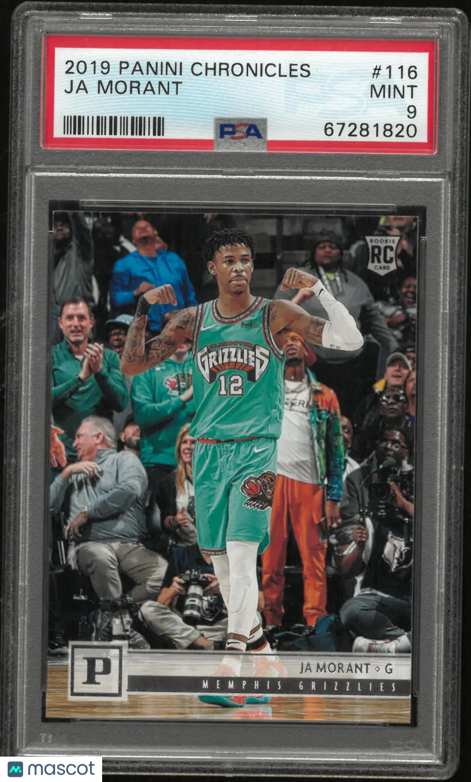 2019 Panini Chronicles Rookies Ja Morant RC PSA 9 