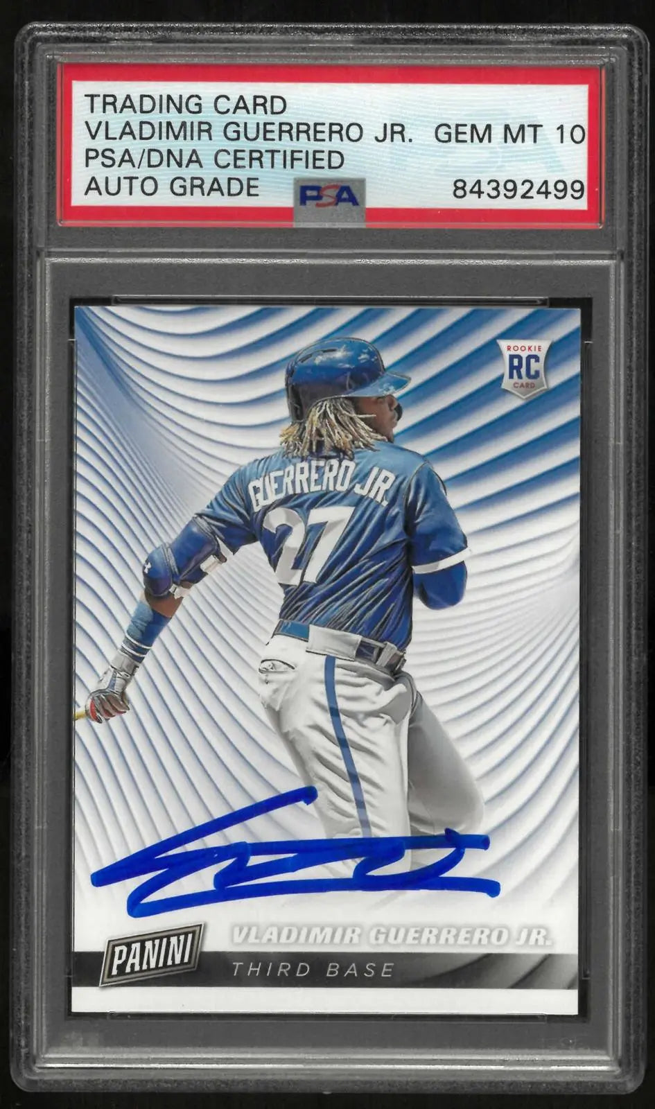 2019 Panini Cyber Monday Autograph Rookie Vladimir Guerrero Jr. Auto RC PSA 10 