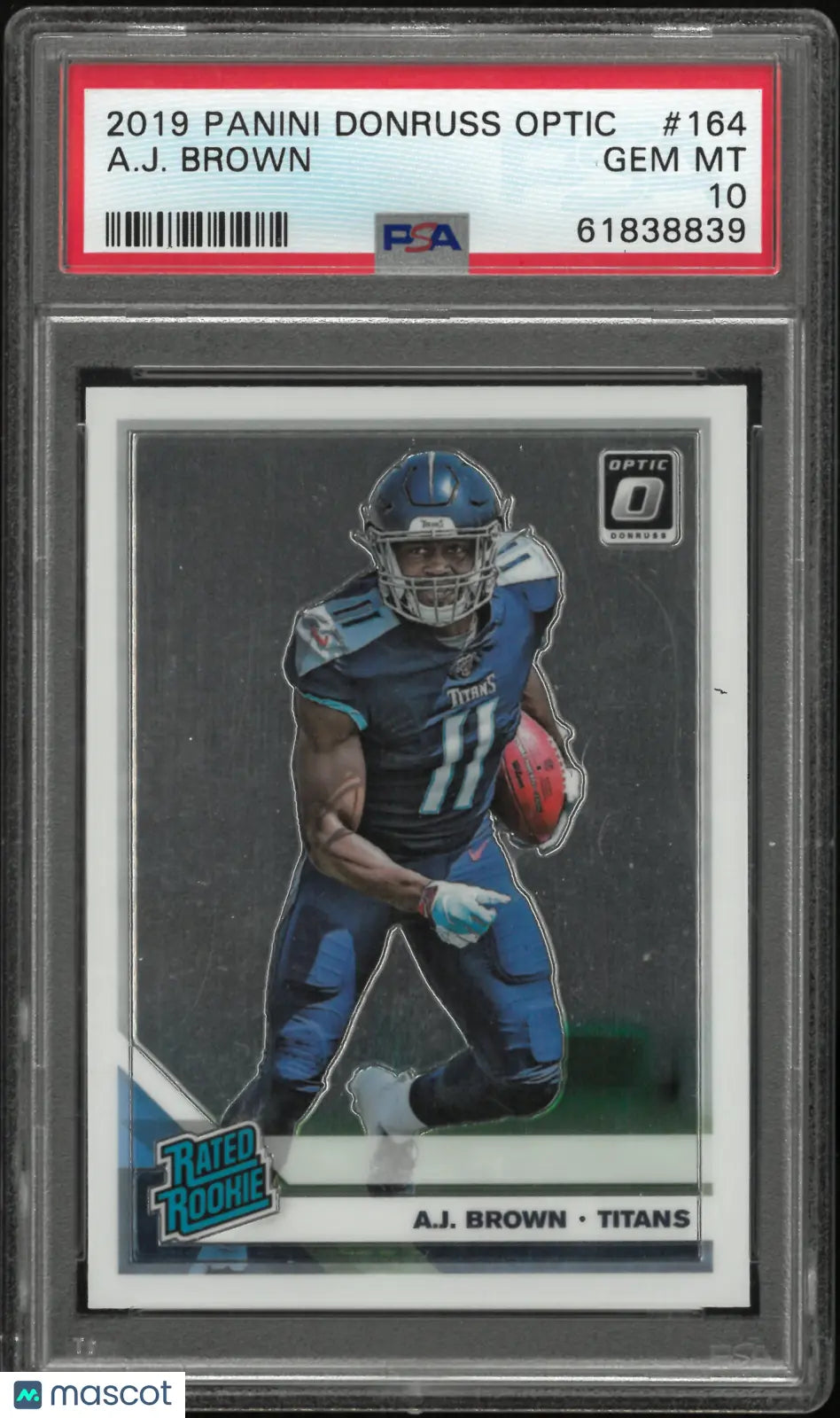 2019 Panini Donruss Optic Rated Rookie  A. J. Brown RC PSA 10 
