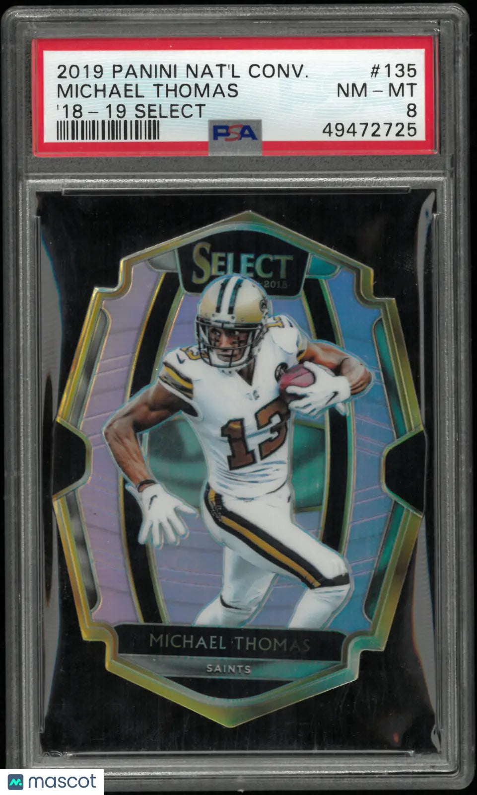 2019 Panini National Convention '18-19 Select Michael Thomas #135 /4 PSA 8 