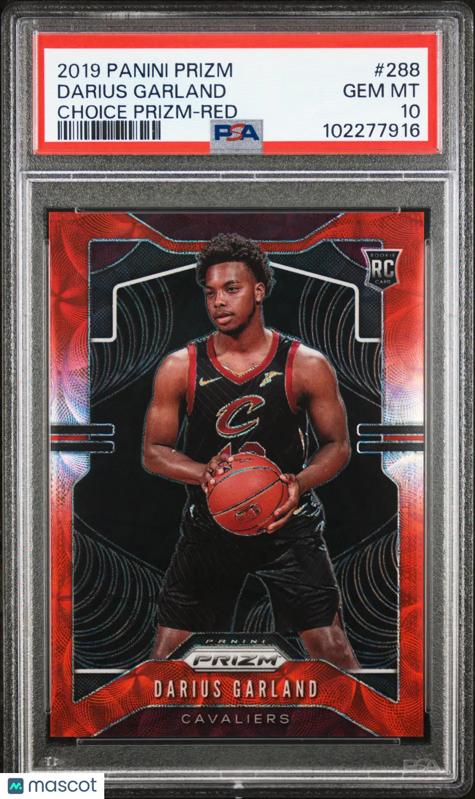 2019 Panini Prizm Basketball Darius Garland RC Rookie Choice Red PSA 10 /88 