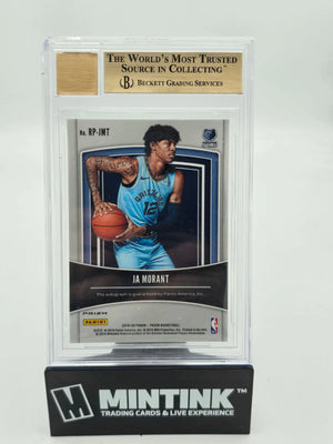 2019 Panini Prizm Basketball Ja Morant Rookie Penmanship Auto BGS 9.5 Auto 10 