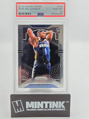 2019 Panini Prizm Basketball Zion Williamson RC #248 PSA 10 
