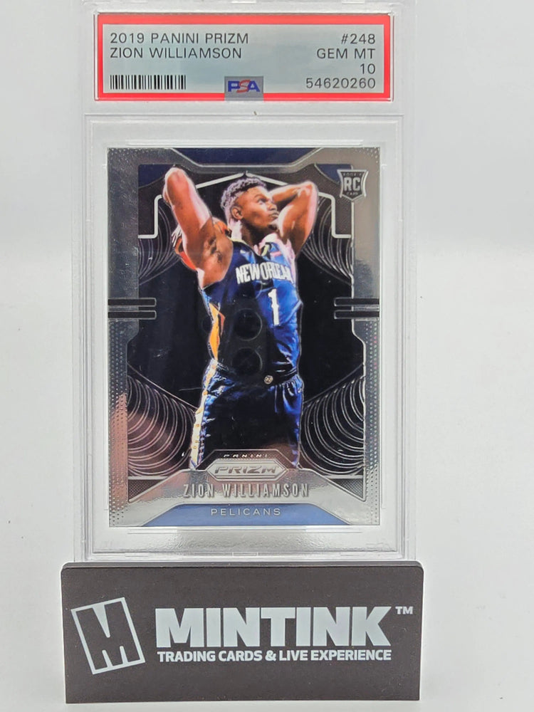 2019 Panini Prizm Basketball Zion Williamson RC #248 PSA 10 