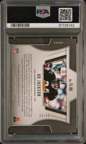 2019 Panini Prizm Flashback Autographs Bo Jackson #FLBO PSA 10 