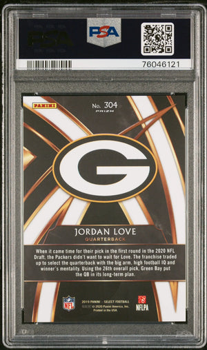2019 Panini Select 2020 Prizm Redemption Rookie Jordan Love RC PSA 10 