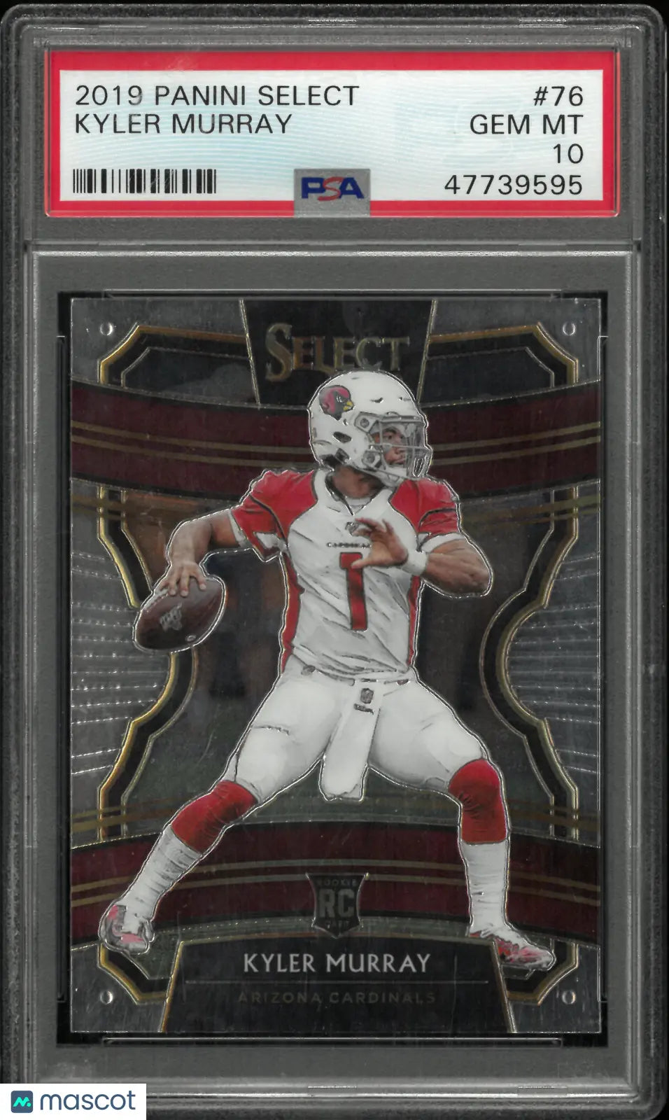 2019 Panini Select Kyler Murray Rookie RC PSA 10 