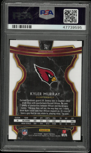 2019 Panini Select Kyler Murray Rookie RC PSA 10 