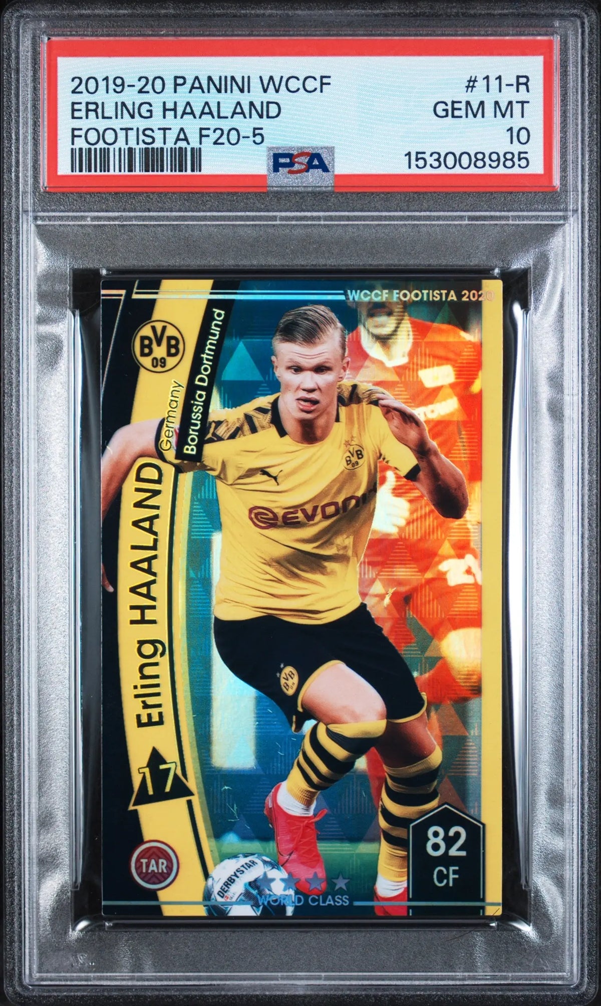 2019 Panini WCCF Footista Erling Haaland Footista PSA 10 