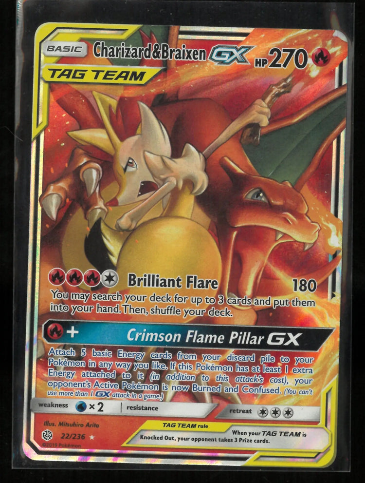 2019 Pokemon Charizard & Braixen GX Tag Team 22/236 
