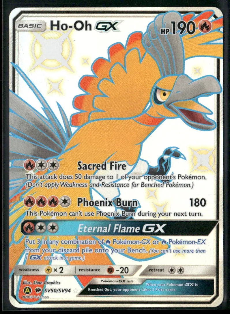 2019 Pokemon Hidden Fates: Shiny Vault Ho-oh SV50/SV94 