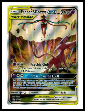 2019 Pokemon Sun Moon Promos Espeon & Deoxys GX SM240 