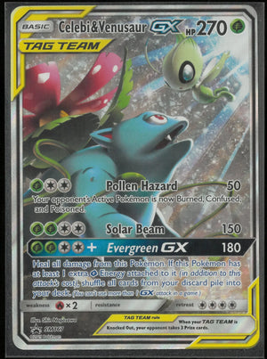 2019 Pokemon Sun & Moon Promo Celebi & Venusaur GX SM167 