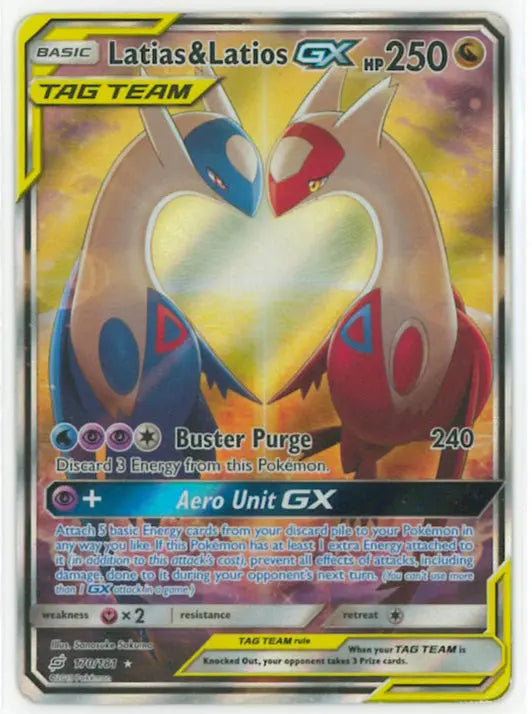 2019 Pokemon Team Up Latias & Latios GX 105/095 