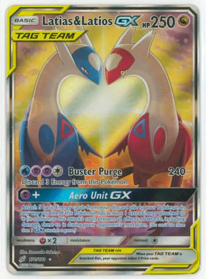 2019 Pokemon Team Up Latias & Latios GX 105/095 